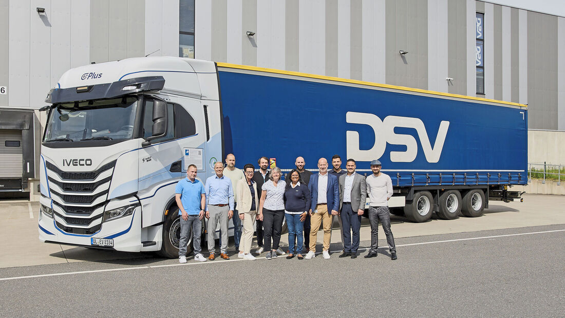 semiautonomer Lkw Projektabschluss dm DSV