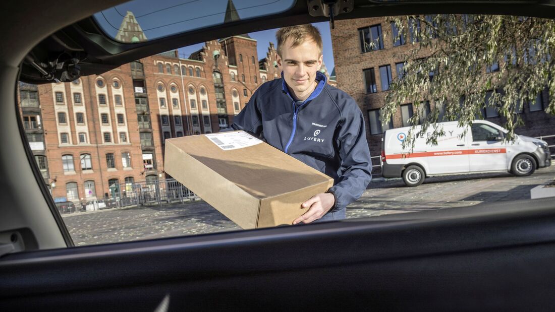 smart ready to drop+, ein Service der Daimler Tochter Smart und des KEP-Dienstleisters Liefery