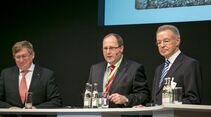 transport logistic, Eröffnung, Egentenmeier (rechts) Wimmer (mit.), Kerkloh (links)