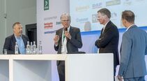 v. li.: Bernhard Haidacher, Head of SHEQ-Management, LKW WALTER Internationale Transportorganisation AG, Rolf Meyer, Geschäftsführer der MC Management GmbH - ein Unternehmen der Meyer & Meyer Gruppe, Andre Kranke, Head of Corporate Research & Developmen