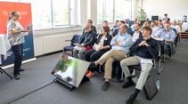 v. li.: Ilona Jüngst, Chefredakteurin trans aktuell, Euro Transport Media Verlags- und Veranstaltungsgesellschaft mbH, Mark Maurer, LOXXESS Pharma GmbH, Sabine Lehmann, LBS - Landesverband Bayrischer Spediteure e. V., Uwe Berndt, Mainblick, Christian Gerstlauer, Gerstlauer Spedition + Logistik