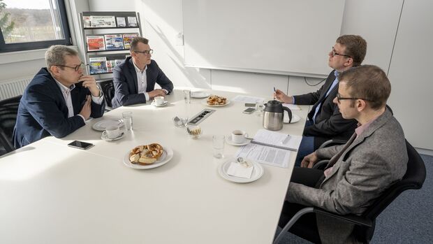 v. li.: Oliver Trost, Armin Hofer, Ralf Lanzinger, Matthias Rathmann