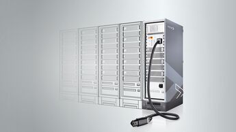 vCTS.performance Master Rack mit vier Extension Racks