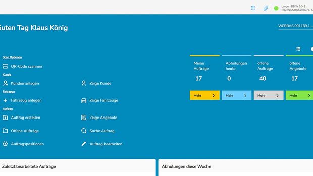 webbasierten Softwarelösung Werbas.blue
